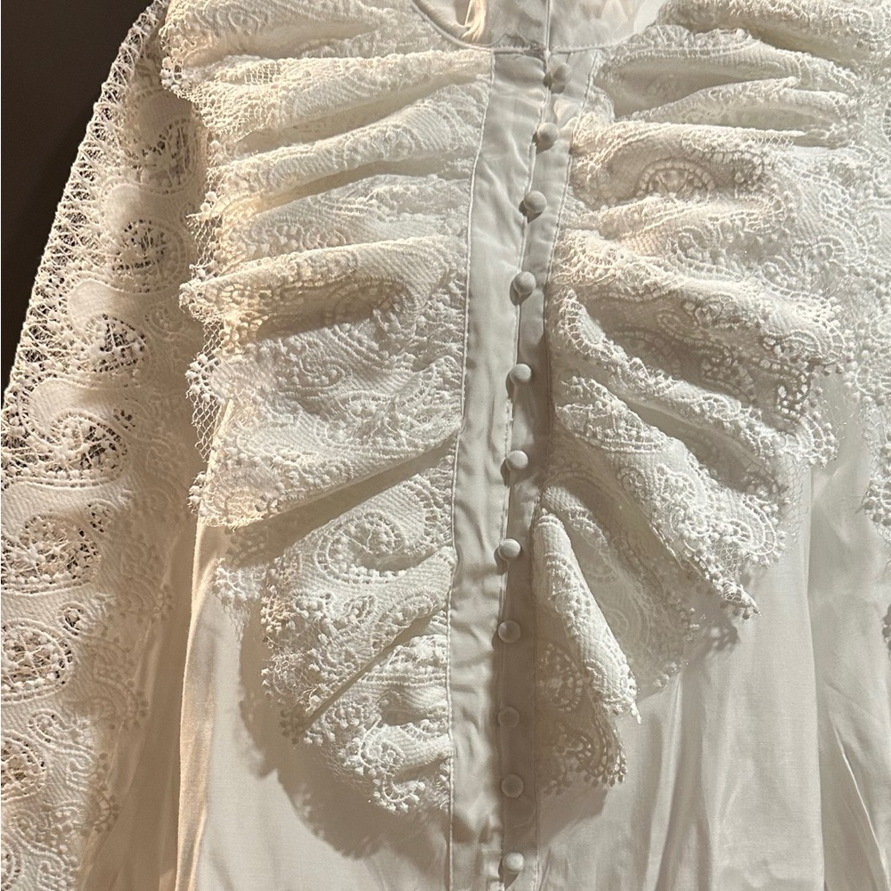 N by Nancy white née blouse